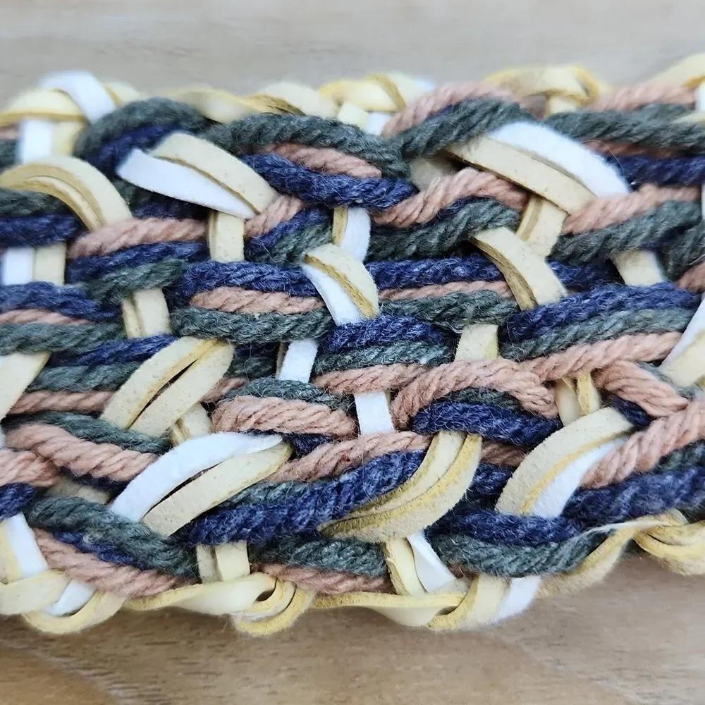 🔺️Multicolored Braided Belt Size 8